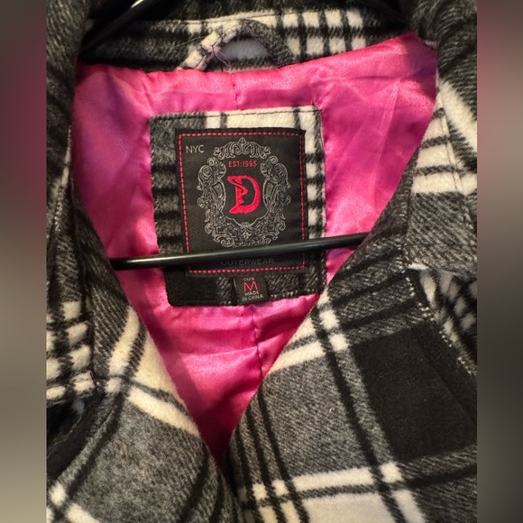 Dollhouse black and white plaid jacket - Picture 4 of 4